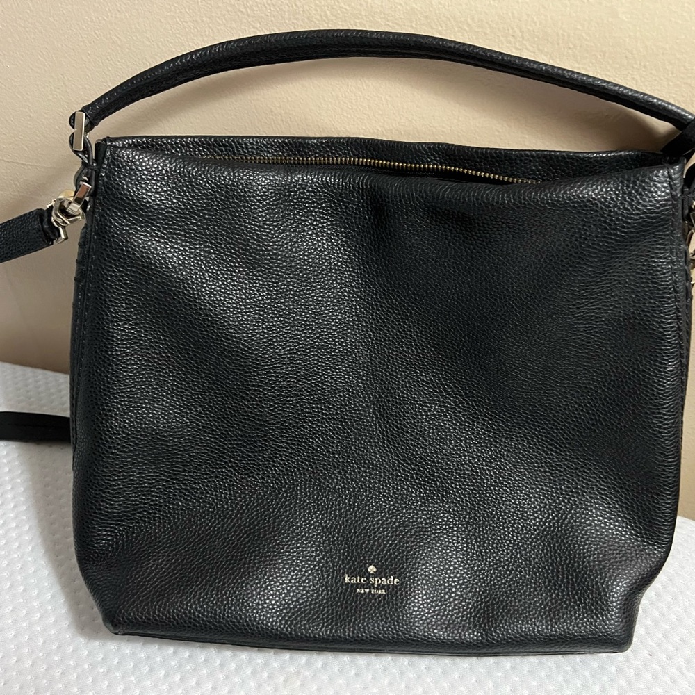 Kate Spade Black Leather Shoulder Bag